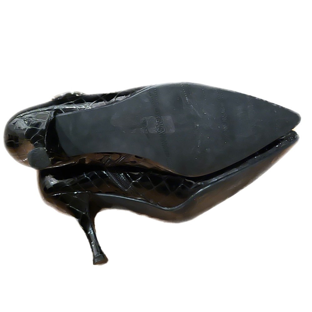 Stuart Weitzman - Patent Croc Ankle Boot Size 7 - image 3